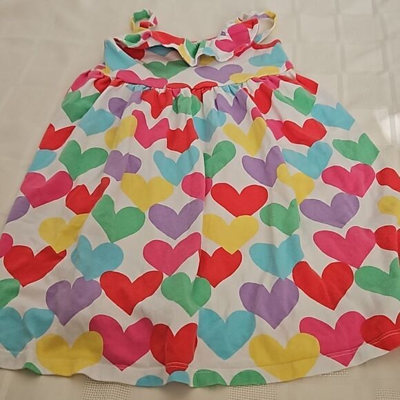 Gymboree Girl's Bundle Of 2 Floral Dresses Purple, Red & Green 6 Years Old - Picture 13 of 16